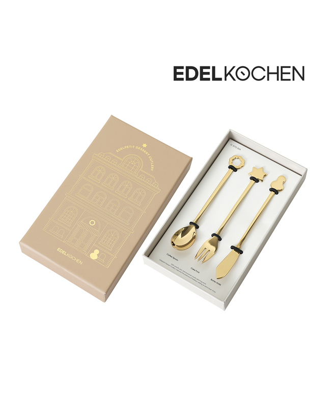 에델코첸 [Edelkochen] 에델코첸 에델쁘띠 디저트 커트러리 3P 세트 착용컷
