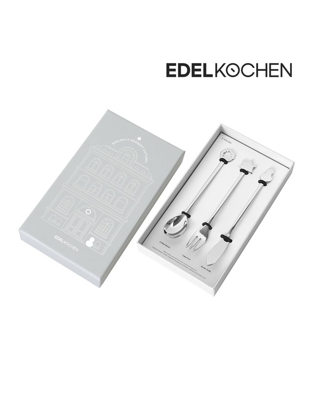 에델코첸 [Edelkochen] 에델코첸 에델쁘띠 디저트 커트러리 3P 세트 착용컷