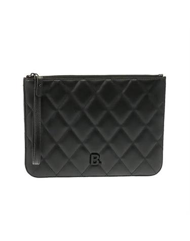 발렌시아가 B 로고 퀼팅 클러치백 617787 1WN17 1000