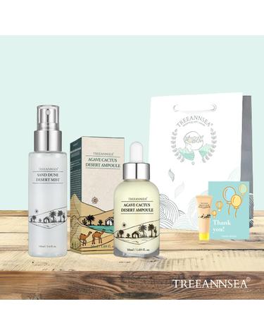 샌드 듄 사막장미 미스트 1개 + 아가베선인장 사막앰플 1개 + 사막소금팩클렌저 20ml 증정 + 떙큐카드 + 선물용쇼핑백 