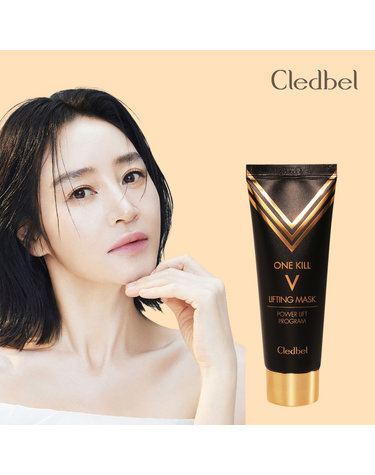 끌레드벨 원킬 브이 리프팅 마스크 70ml 블랙 /랩핑 래핑마스크