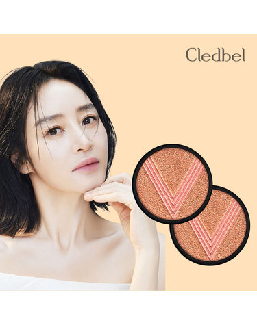 (2개)끌레드벨시즌3 미라클파워리프트V쿠션 23호 리필