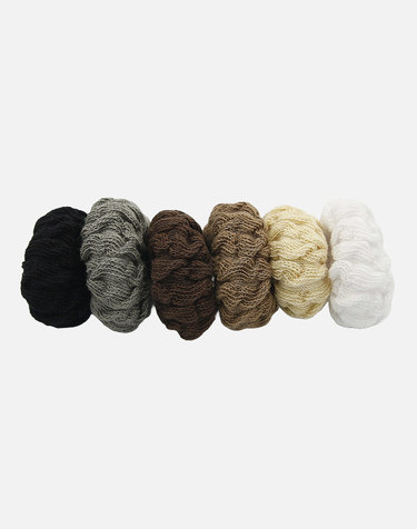 제이로렌 이태리 패브릭 헤어끈 6pcs 세트 H01355