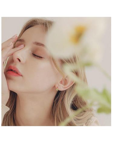 제이로렌 0M03483 페리도트 원석 귀걸이