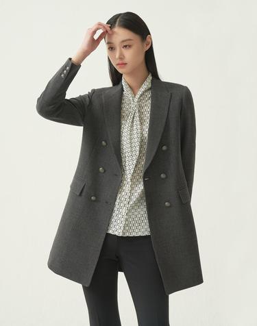 장식버튼 더블 롱자켓_VOCFUXF8321