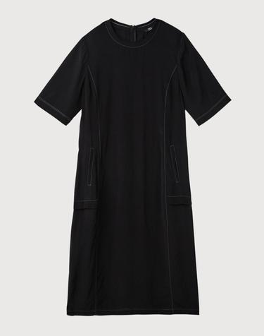 인견 네크 시보리 원피스_VOCOA4M5316