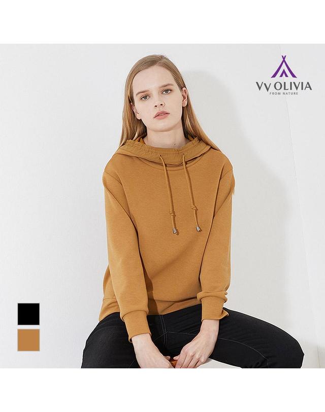 올리비아로렌 후드 티셔츠_VVCAL3S1271 착용컷