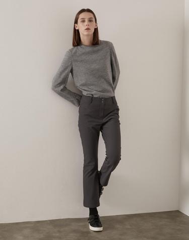 나일론 혼방 세미 부츠컷 팬츠_MDBDLYW9221