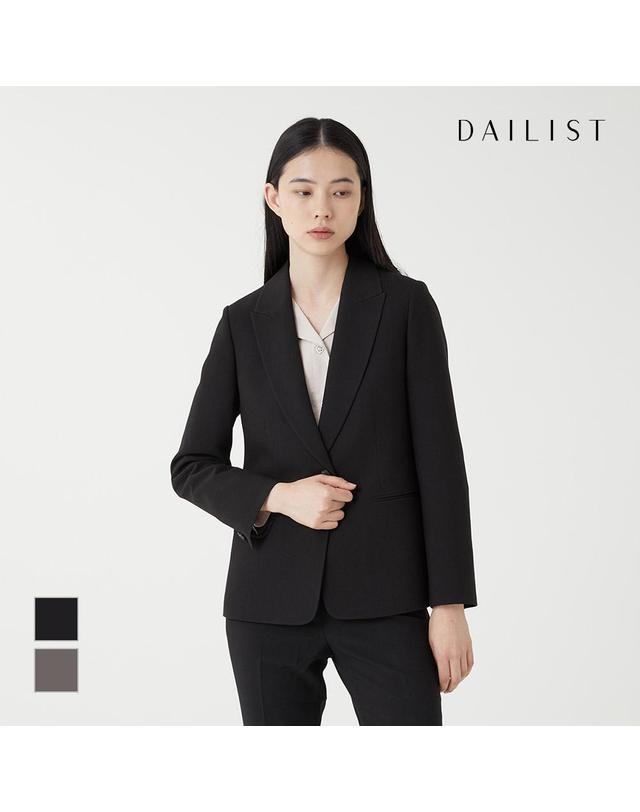 데일리스트 [DAILIST] 셋업 원버튼 기본자켓_MDEFA3Z7331 착용컷