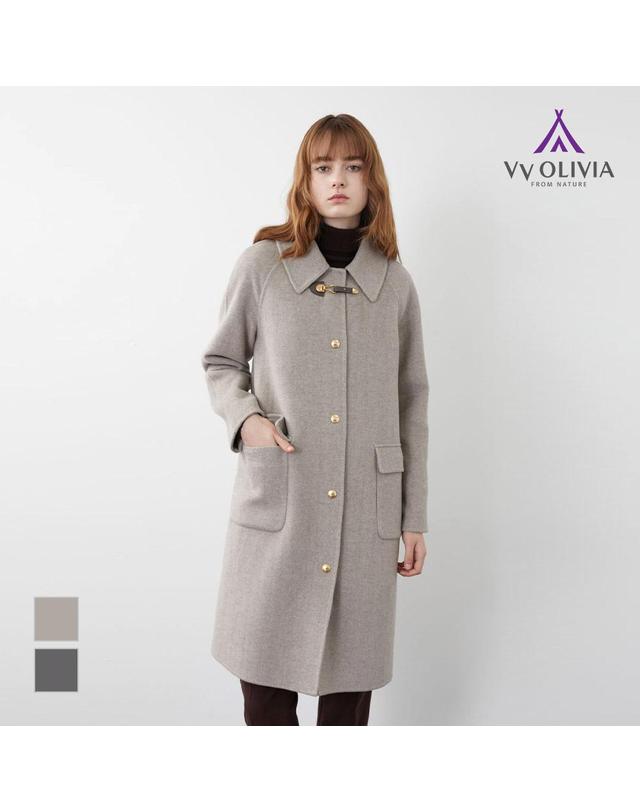 비비올리비아 [비비올리비아] 비죠포인트 핸드메이드코트_VVCEA3WA261 착용컷