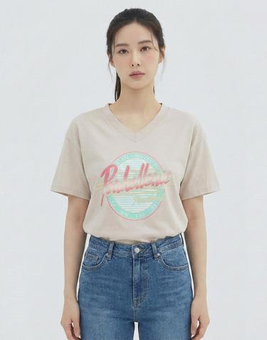 [반에이크] 카셀반팔티셔츠_VB45TSM302Z
