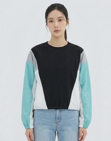 [반에이크] 키리배색아노락티셔츠_VB45TSQ313Z