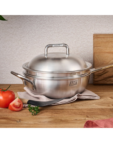 AMT 샤프 316TI 스텐 24cm 편수 파티웍