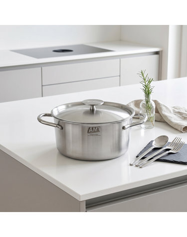 AMT 316Ti 스텐 통5중 코닉 양수 냄비 24cm
