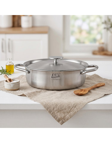 AMT 316Ti 스텐 통5중 코닉 전골 냄비 24cm