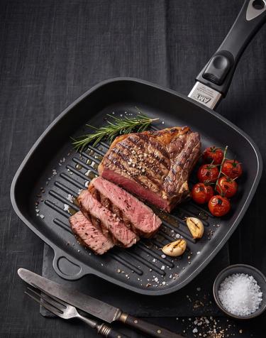 AMT 20cm 인덕션 사각 그릴팬 i-205G