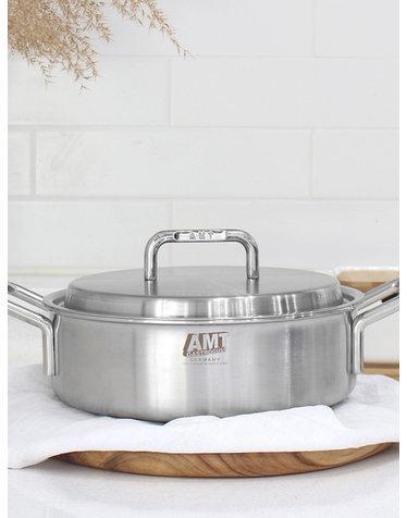 [10% 추가할인] AMT 316Ti 통5중 샤프 전골 냄비 24cm