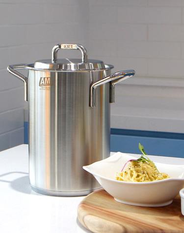 [10% 추가할인] AMT 316Ti 통5중 샤프 파스타팟 16cm