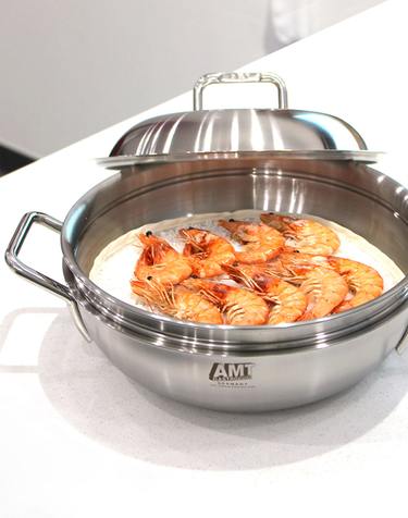 [10% 추가할인] AMT 316Ti 통5중 샤프 파티웍 24cm