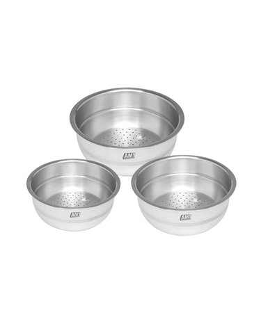 AMT 스텐 스티머(찜기) 3종 세트(16cm20cm24cm)