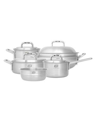 AMT 316Ti스텐 통5중 샤프 5종세트(편수16+양수20+전골24+찜기20+파티웍28)