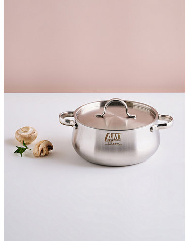 [10% 추가할인] AMT 316Ti 통5중 피렌체 양수 냄비 16cm