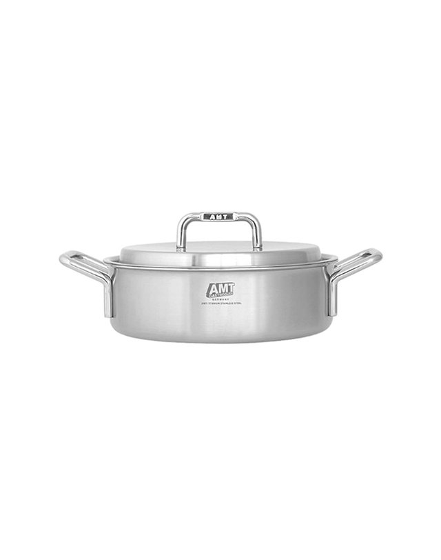 에이엠티 AMT 316Ti 통5중 샤프 전골 냄비 24cm 착용컷
