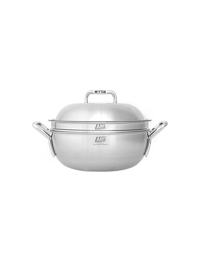 에이엠티 AMT 316Ti 통5중 샤프 파티웍 24cm 착용컷