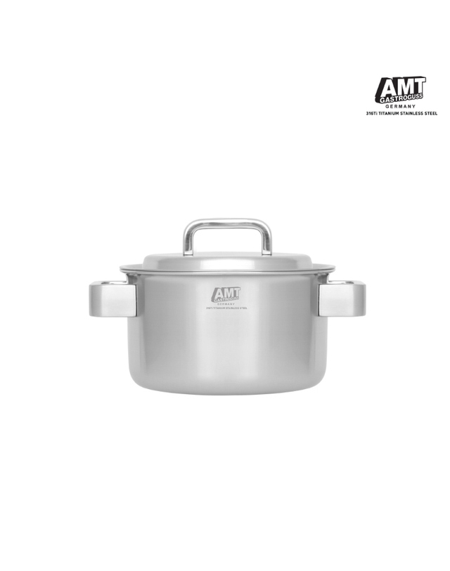 에이엠티 AMT 316Ti 통5중 프로 냄비 2종세트(편수16cm+양수16cm) 착용컷