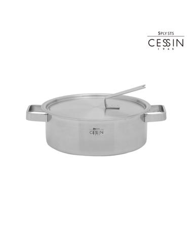 [세신 퀸센스] 통5중 5PLY 스테인레스 냄비 - 전골24cm