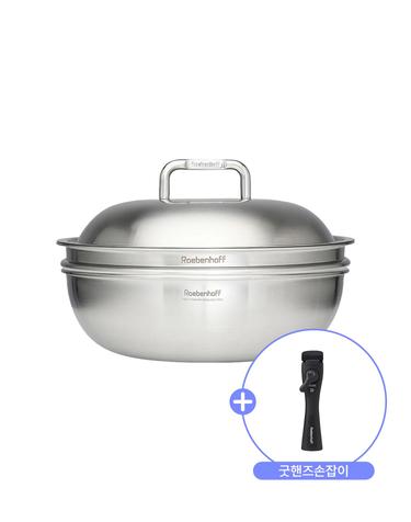 레벤호프 316Ti 통5중 굿 핸즈프리 28cm 파티웍(사은품 : 멀티 손잡이) 