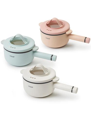 리큅 2in1 멀티쿠커 라면포트 내솥분리 찜기 전기냄비 LEP-P20