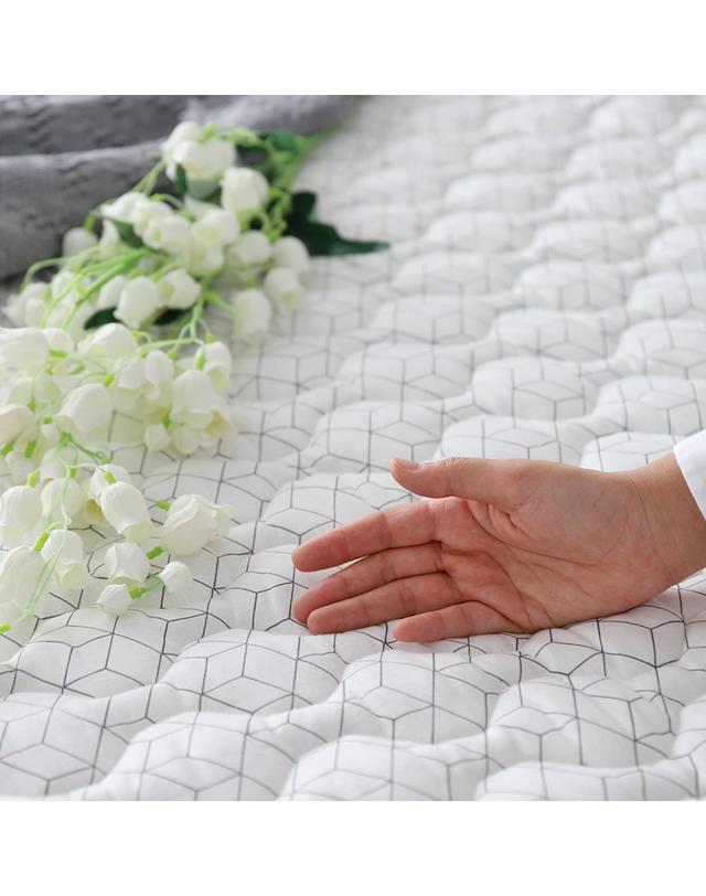 보국전자 보국 보국 퓨어화이트 순면 안심세탁 전기요 더블 BKB-8613D 착용컷