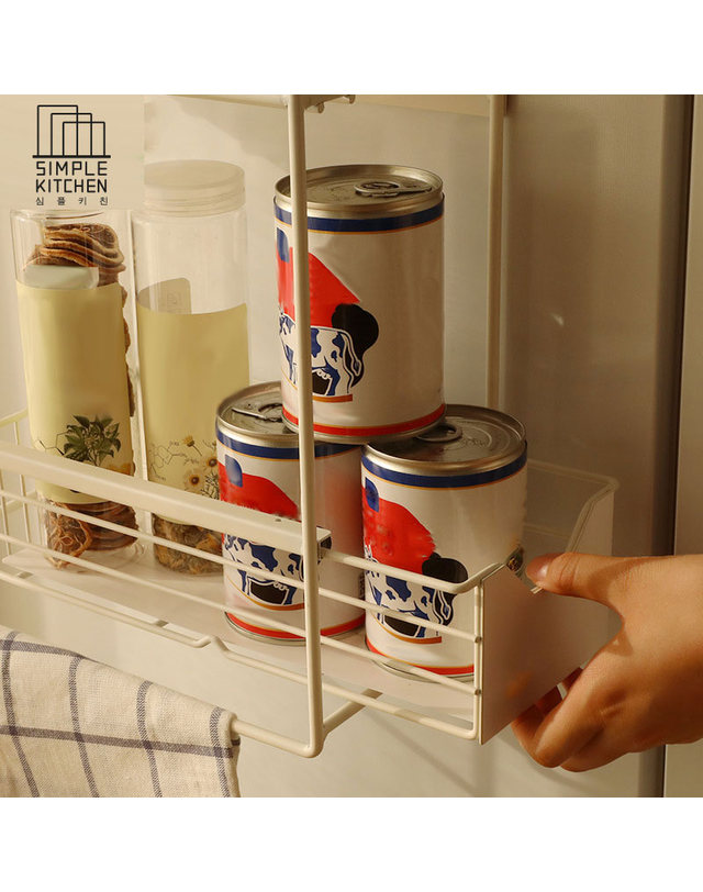 로얄스타 로얄스타 심플키친 슬라이딩 냉장고 자석 선반 (SK-062) 착용컷