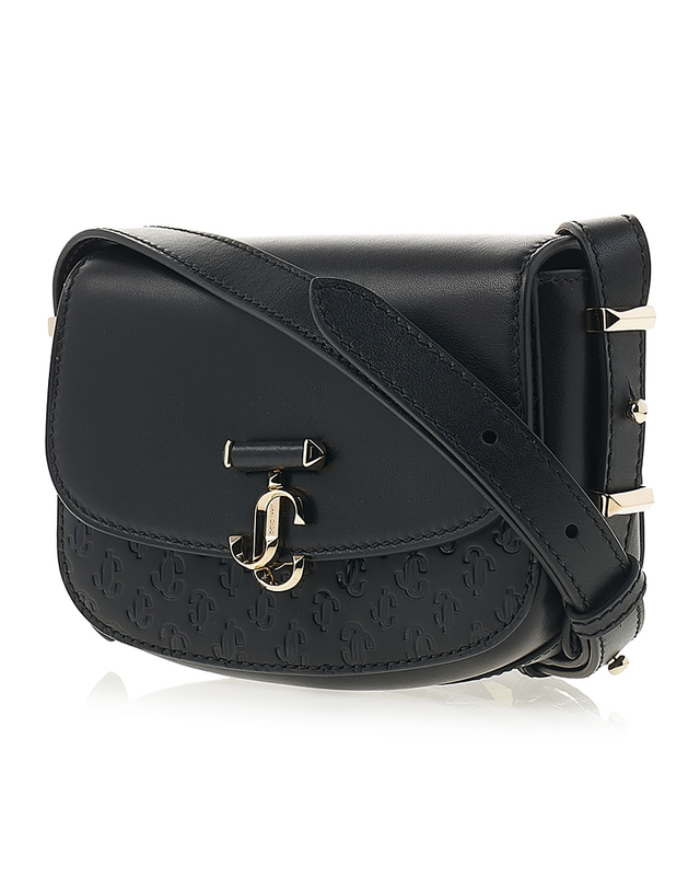 지미추 [지미추] 바렌 사첼 숄더백 VARENNE SATCHEL S KZZ BLACK 착용컷