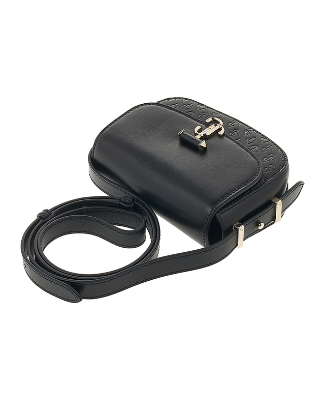 지미추 [지미추] 바렌 사첼 숄더백 VARENNE SATCHEL S KZZ BLACK 착용컷