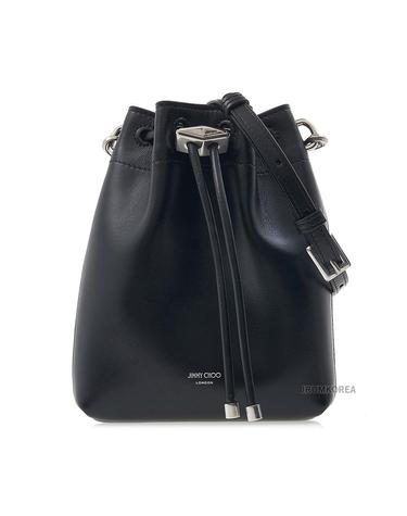 [지미추] SS25 여성 본본 숄더백 BON BON BCKT NS MN HUT BLACK ANTIQUE SILVER