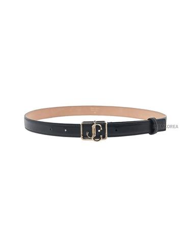 [지미추] SS25 여성 JC 스퀘어 벨트 JC SQUARE BELT PKR BLACK LIGHT GOLD