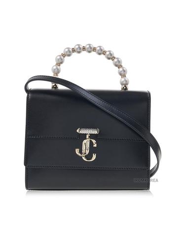 [지미추] SS25 여성 에비뉴 토트백 AVENUE TOPHANDLE S RMA BLACK LIGHT GOLD