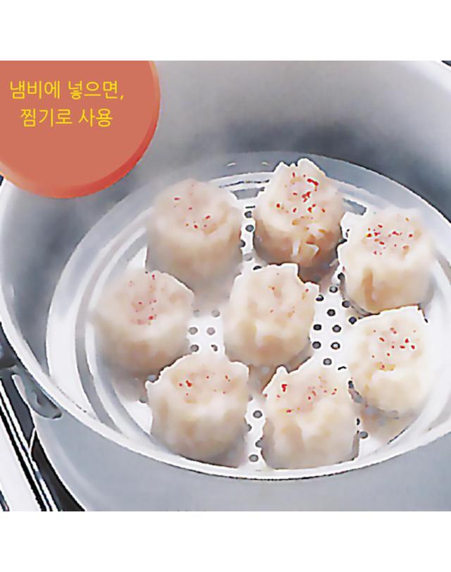에코 E.C 스텐레스 멀티찜기(삼발이)/17.5x2.5cm 착용컷