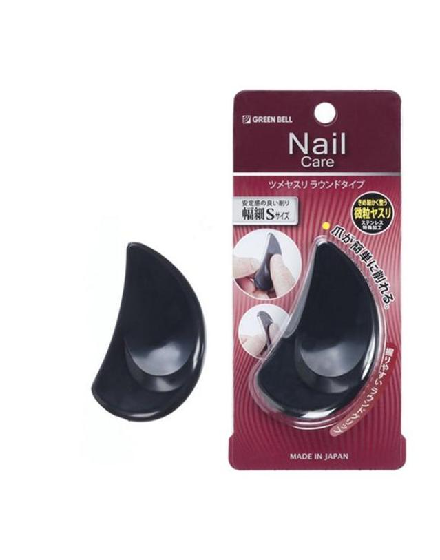 그린 벨 G.B Nail Care 블랙(손톱정리 반달라운드)/줄 야스리 손톱갈기 착용컷