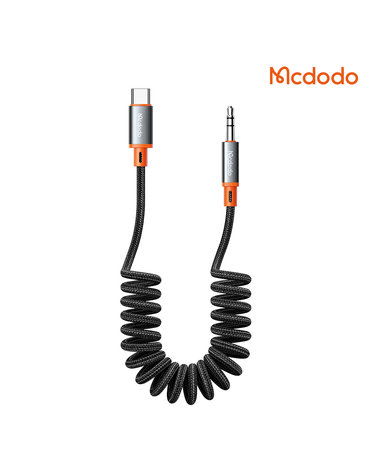 [맥도도]  C타입 to 3.5mm AUX 오디오 변환 케이블 코일형
