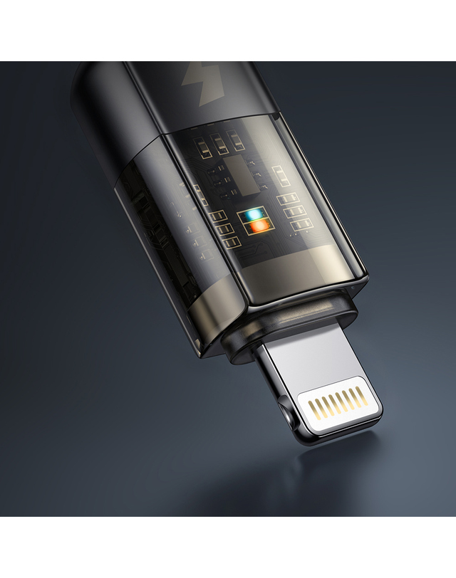 맥도도 [맥도도] 아이스 프로 자동전류차단 USB-A to 8핀 고속충전 케이블 CA314 착용컷