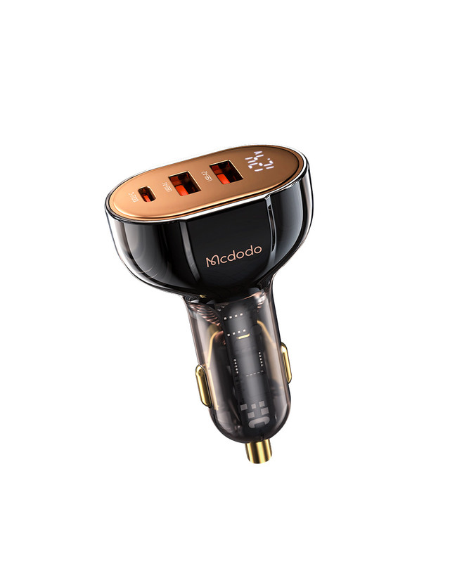 맥도도 [맥도도] CC230 디스플레이 100W 3포트 차량용 고속충전기 PD+USB-Ax2 착용컷