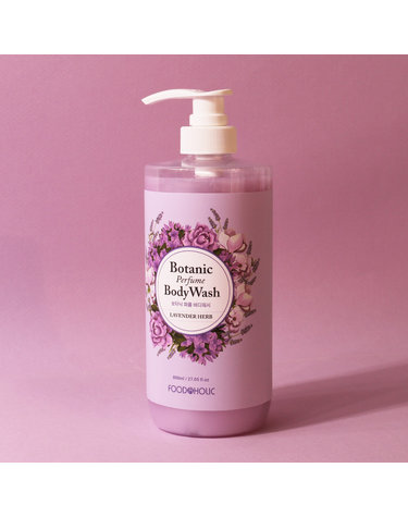 푸드어홀릭 보타닉 퍼퓸 바디워시 라벤더 허브 800ml /향이좋은 클렌저