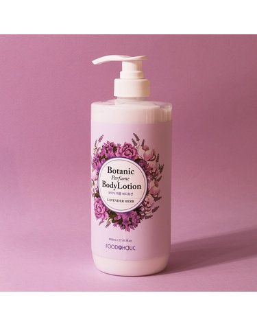 푸드어홀릭 보타닉 퍼퓸 바디로션 라벤더 허브 800ml /향좋은 고보습 바디에멀전