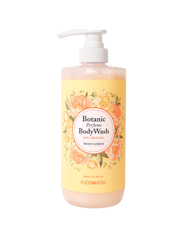 푸드어홀릭 푸드어홀릭 보타닉 퍼퓸 바디워시 피오니 레몬 800ml /향이좋은 클렌저 착용컷