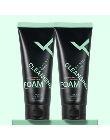 (1+1)바찌 옴므 쉐이빙 클렌징 폼 150ml /남성 폼클렌징 어성초 시카 진정케어