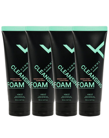 (4개)바찌 옴므 쉐이빙 클렌징 폼 150ml /남성 폼클렌징 어성초 시카 진정케어
