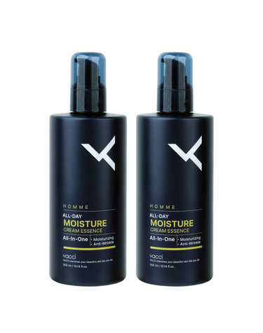 (1+1)바찌 옴므 4in1 올데이 모이스처 크림 에센스 올인원 300ml /산뜻한 보습 프레쉬향